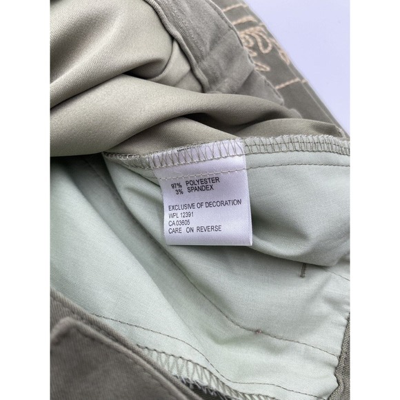 David Brooks Women's Pants Embroidery at Ankle Size 14P NWT - Picture 3 of 5